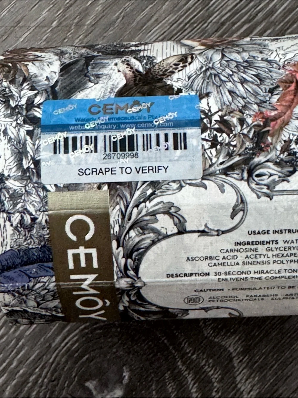 Australian Cemoy toner